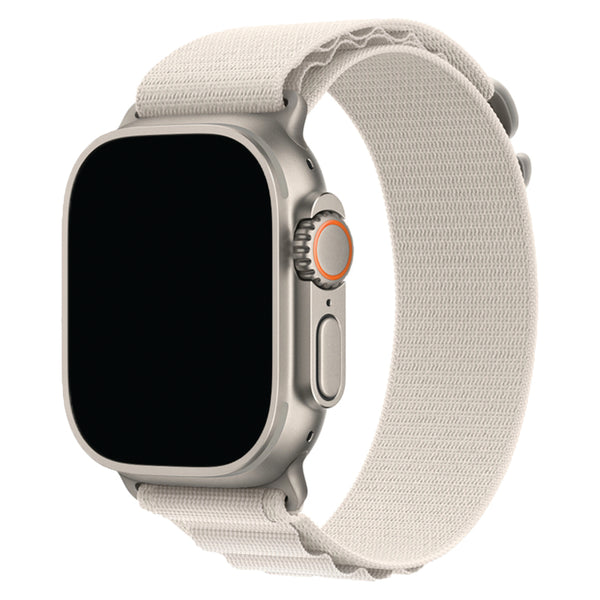 White Alpine Loop Strap for Apple Watch