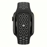 Black/Grey Silicone Sport Band for Apple Watch