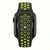 Black/Lime Silicone Sport Band for Apple Watch