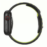 Black/Lime Silicone Sport Band for Apple Watch