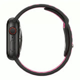Black/Pink Silicone Sport Band for Apple Watch