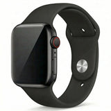 Black Silicone Band for Apple Watch