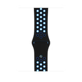 Black/Blue Silicone Sport Band for Apple Watch