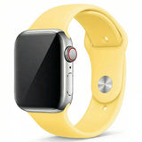 Canary Yellow Silicone Band for Apple Watch