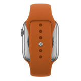 Dark Orange Silicone Band for Apple Watch