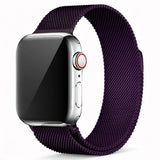 Dark Purple Milanese Loop Band for Apple Watch