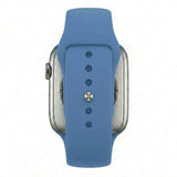 Denim Blue Silicone Band for Apple Watch