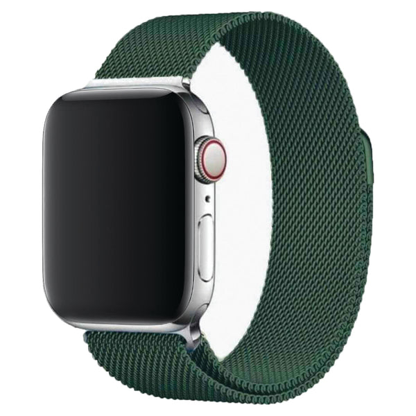 Forest Green Milanese Loop Band for Apple Watch