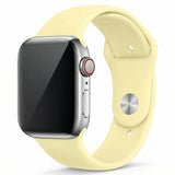 Lemon Cream Silicone Band for Apple Watch