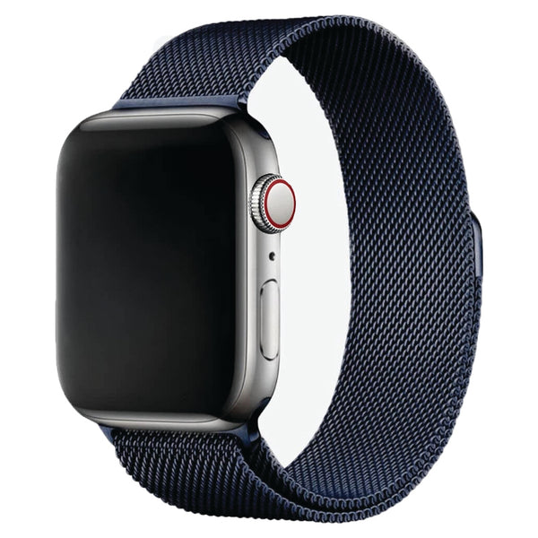 Midnight Blue Milanese Loop Band for Apple Watch