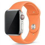 Papaya Silicone Band for Apple Watch