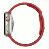 Red/Black Silicone Sport Band for Apple Watch