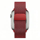 Red Milanese Loop Band for Apple Watch