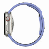 Royal Pulse/Black Silicone Sport Band for Apple Watch