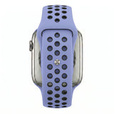 Royal Pulse/Black Silicone Sport Band for Apple Watch