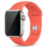 Salmon Pink Silicone Band for Apple Watch