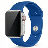 Sapphire Blue Silicone Band for Apple Watch