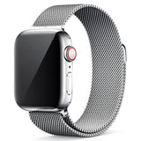 Silver Milanese Loop Band for Apple Watch