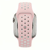 Soft Pink/White Silicone Sport Band for Apple Watch