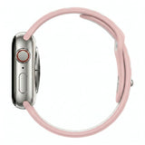 Soft Pink/White Silicone Sport Band for Apple Watch