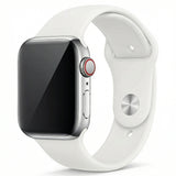 White Silicone Band for Apple Watch