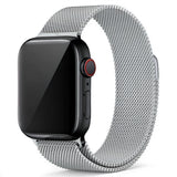 White Smoke Milanese Loop Band for Apple Watch