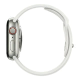 White Silicone Band for Apple Watch