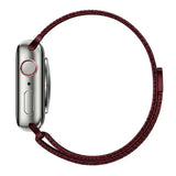 Wine Red Milanese Loop Band for Apple Strap