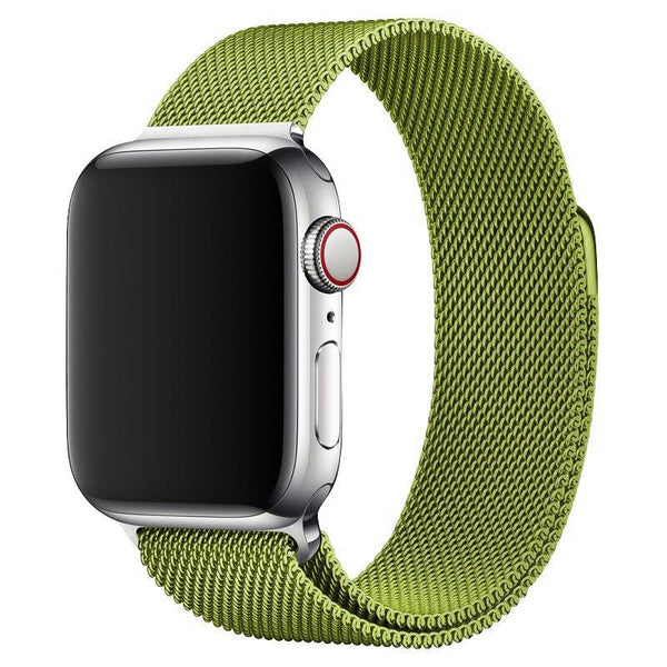 Green Milanese Loop Band for Apple Watch