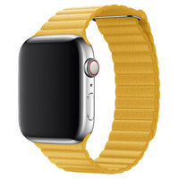 Lemon Leather Band for Apple Watch