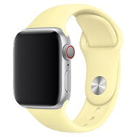 Lemon Cream Silicone Band for Apple Watch