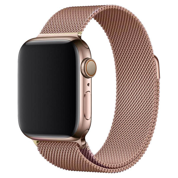 Pink Gold Milanese Loop Band for Apple Watch
