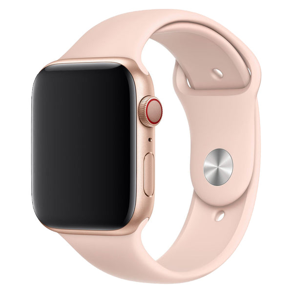 Pink Sand Silicone Band for Apple Watch
