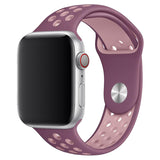 Purple/Soft Pink Silicone Sport Band for Apple Watch