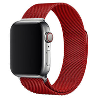 Red Milanese Loop Band for Apple Watch