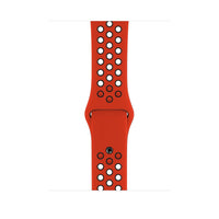 Red/Black Silicone Sport Band for Apple Watch
