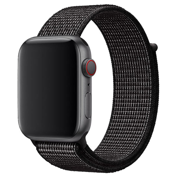Reflective Black Sport Loop Band for Apple Watch