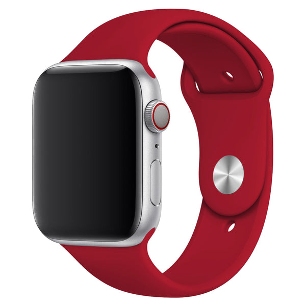 Rose Red Silicone Band for Apple Watch