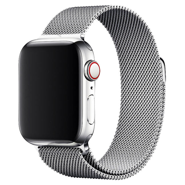 Silver Milanese Loop Band for Apple Watch
