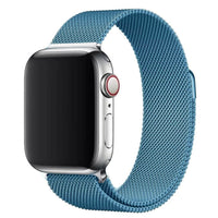 Sky Blue Milanese Loop Band for Apple Watch