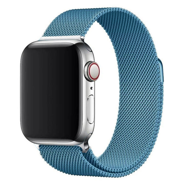 Sky Blue Milanese Loop Band for Apple Watch
